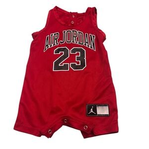 Jordan Red Air Jordan Romper